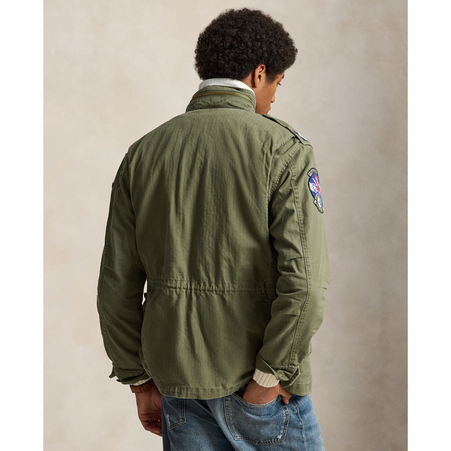 Мужская куртка Ralph Lauren The Iconic Field, цвет: Оливковый — фото 2