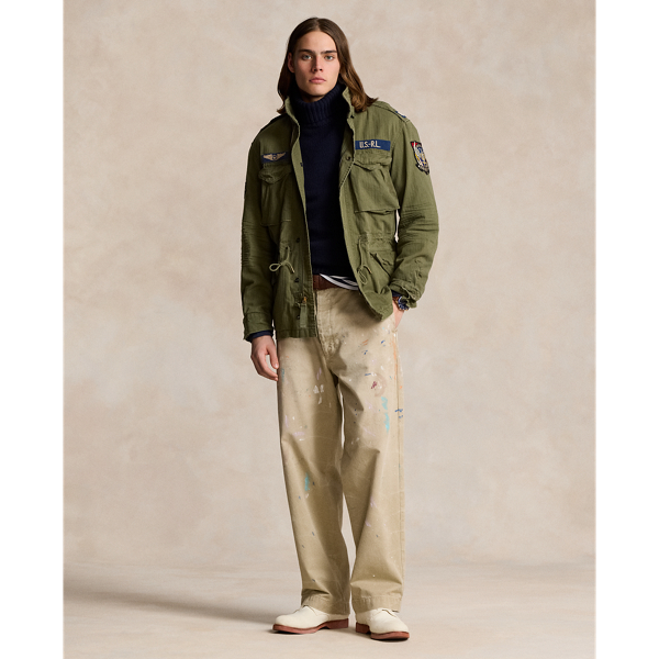 The Iconic Field Jacket Polo Ralph Lauren in Olive Mountain 4