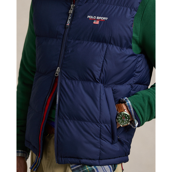 Polo Sport Quilted Ripstop Gilet for Men Ralph Lauren EC