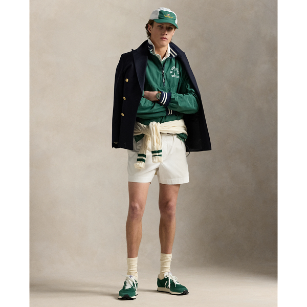 Ripstop Quarter-Zip Graphic Jacket
