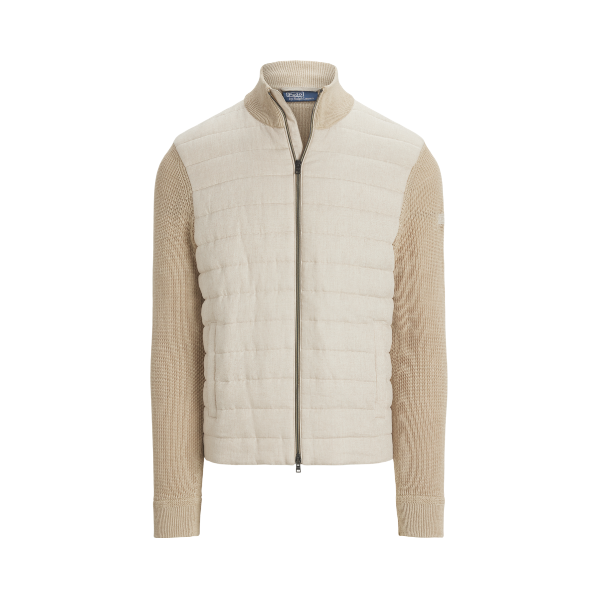 Hybrid Linen Full-Zip Sweater