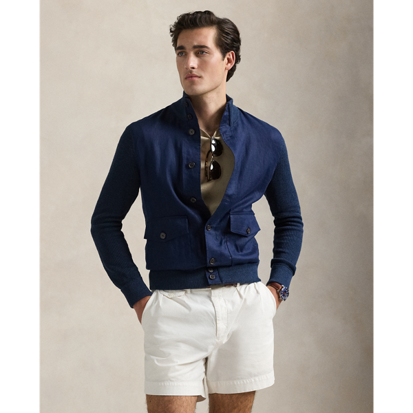 Hybrid Linen Cardigan for Men Ralph Lauren UK
