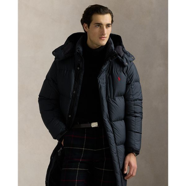 Polo ralph lauren men athletics heavyweight hooded down long jacket coat parka hotsell