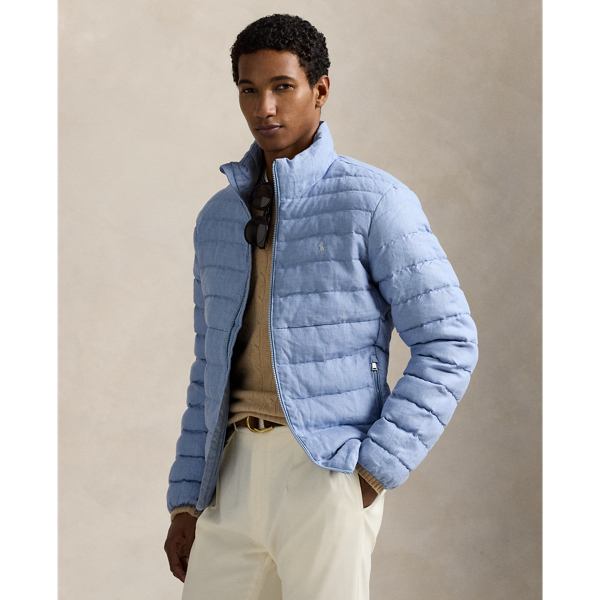 Die Steppjacke Colden aus Leinen