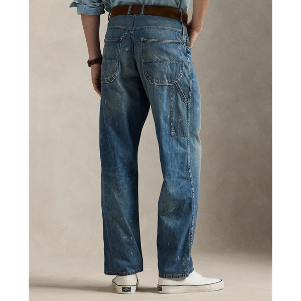 Relaxed Fit Distressed Carpenter Jean
