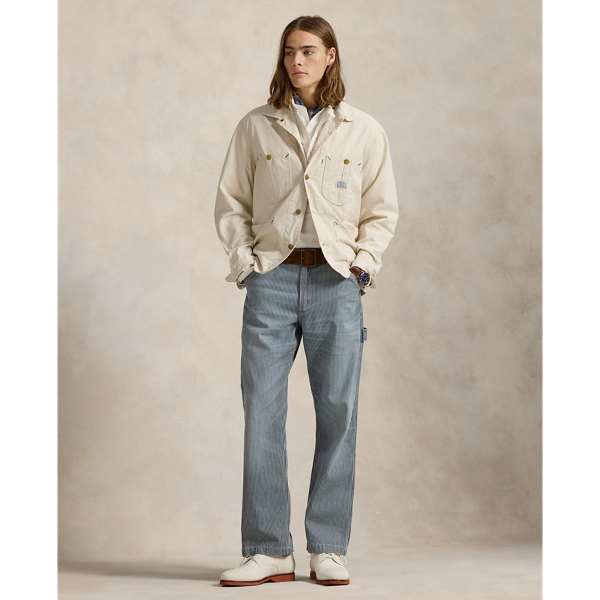 Airstart Dungaree Fit Hickory-Stripe Trouser Polo Ralph Lauren 1