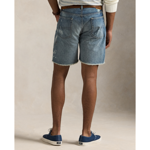 パンツ Polo Ralph Lauren USA denim short pants Polo Ralph Lauren Drawstring Denim Shorts Pants - Denim with