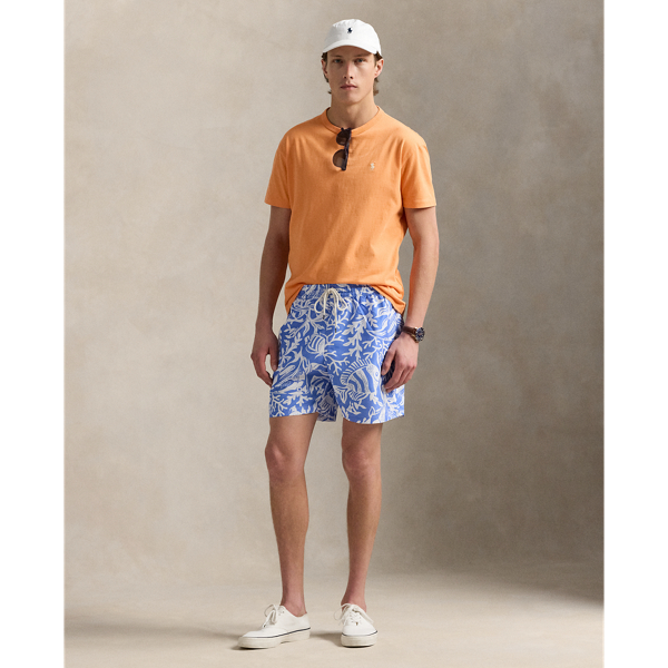 Fish Coral  Light Blue Short de bain Traveler classique 14,6 cm Polo Ralph Lauren 1