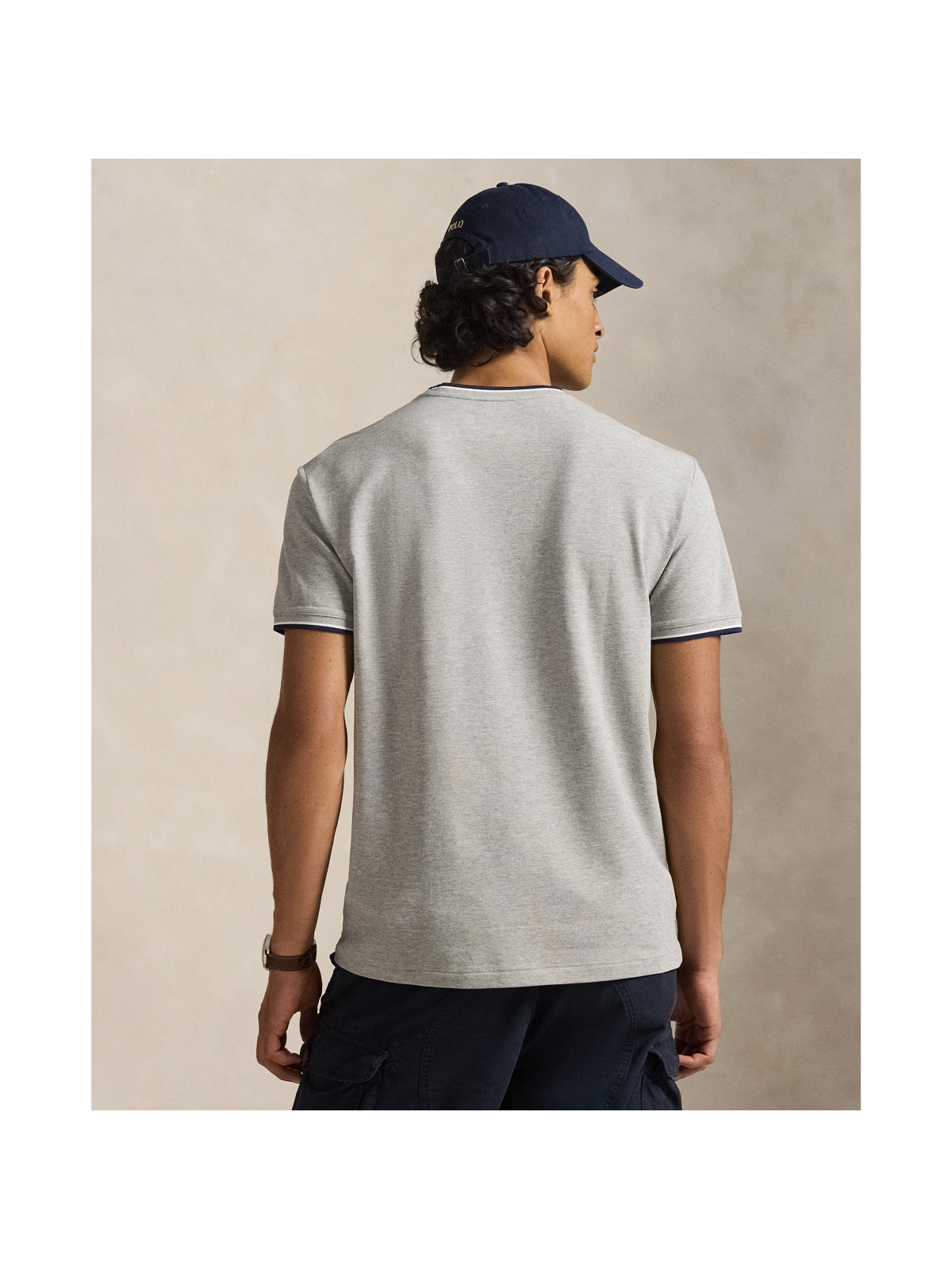 Мужские футболки Ralph Lauren Classic Fit Stretch Mesh T-Shirt — фото 2