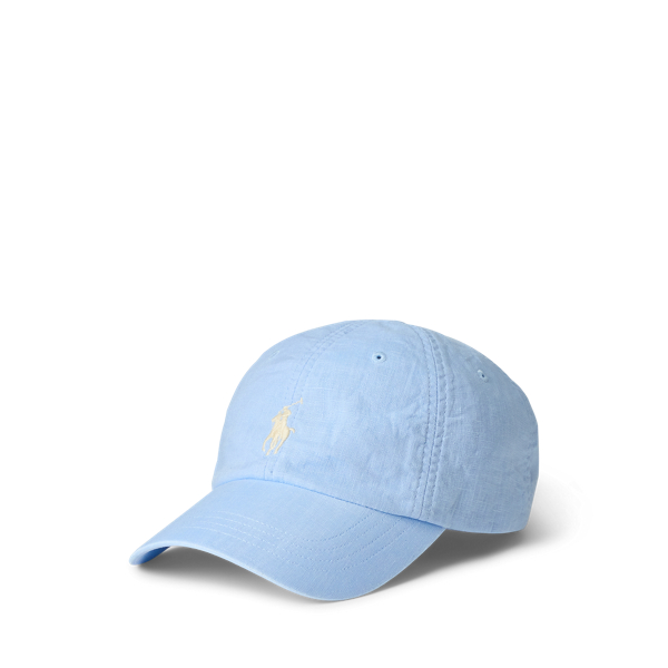 Office Blue Baseballkappe aus Leinen Polo Ralph Lauren 1