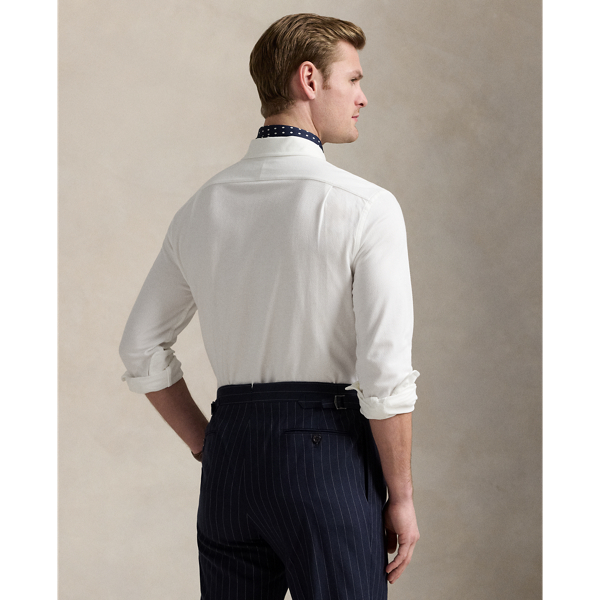 Honeycomb-Knit Shirt Polo Ralph Lauren in Wei&szlig; 5