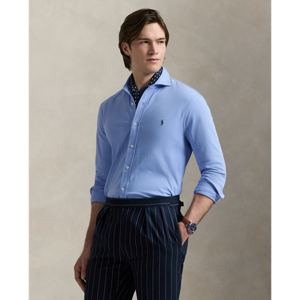 Canvas Blue Strickhemd mit Wabenmuster Polo Ralph Lauren 1
