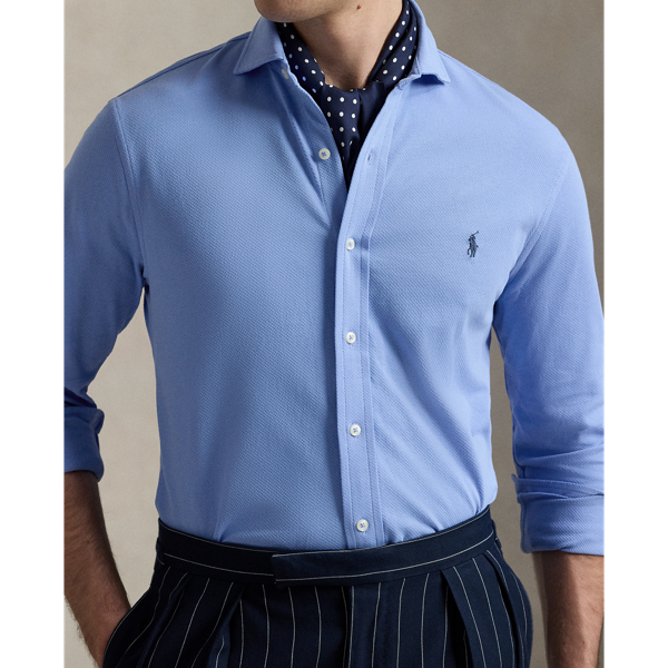 Honeycomb-Knit Shirt