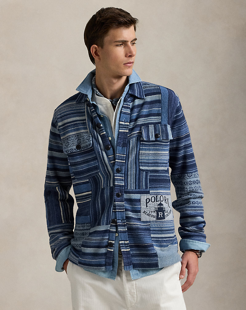 Patchwork Cotton-Linen Cardigan Patchwork Cotton-Linen Cardigan