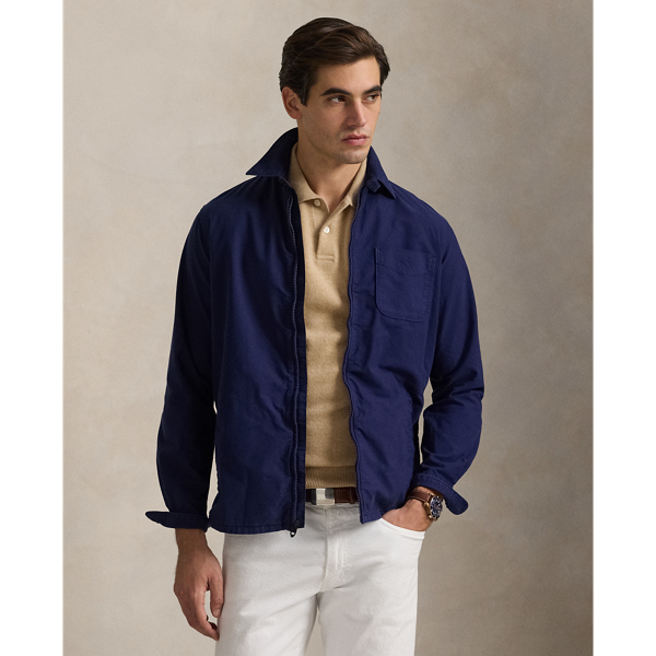 Newport Navy Konfektioniert gefärbte Oxford-Hemdjacke Polo Ralph Lauren 1