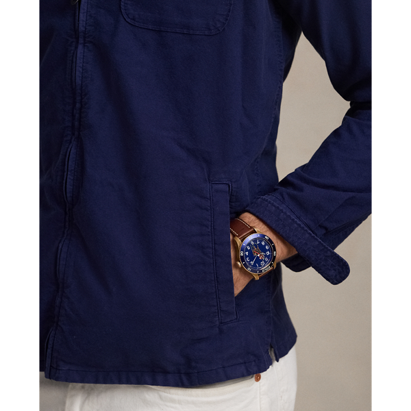 Garment-Dyed Oxford Overshirt