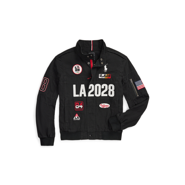 LA28 Olympic Canvas Racing Jacket