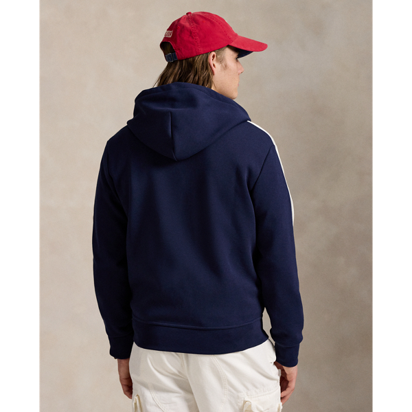 Logo Double-Knit Mesh Hoodie