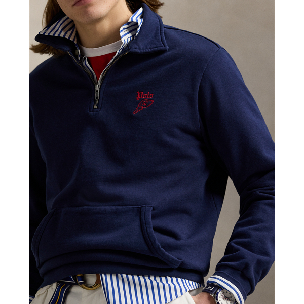 Loopback Fleece Quarter-Zip Sweatshirt