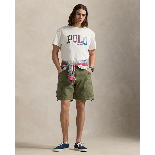 Nevis Classic Fit Madras-Logo Jersey T-Shirt Polo Ralph Lauren 4