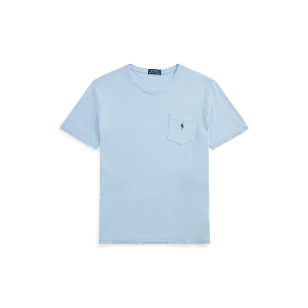 Standard Fit Cotton-Linen Pocket T-Shirt