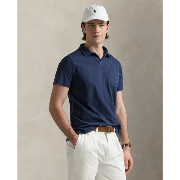 Newport Navy Standard-Fit Baumwoll-Leinen-Poloshirt Polo Ralph Lauren 1
