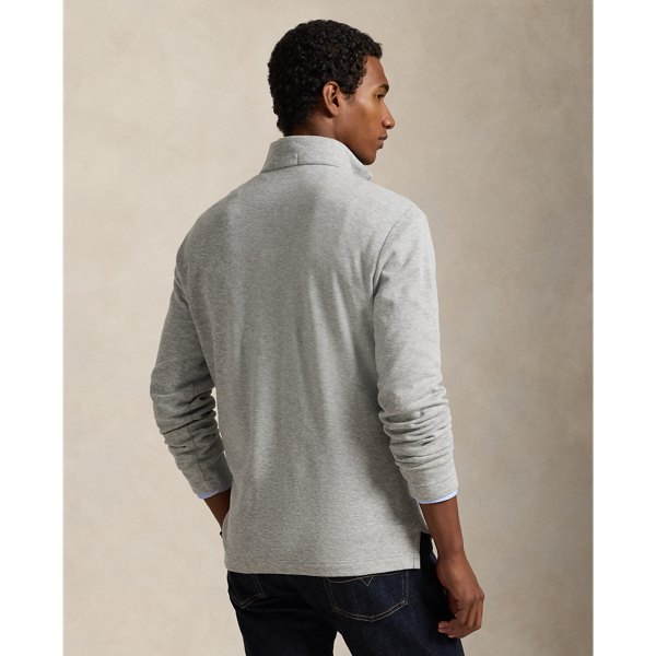 Jacquard Quarter-Zip Pullover