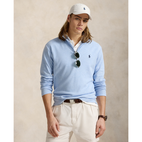 Jacquard Quarter-Zip Pullover