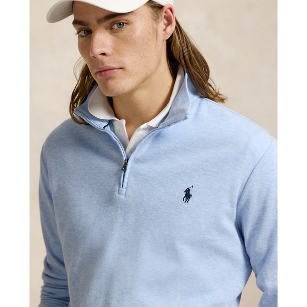 Jacquard Quarter-Zip Pullover