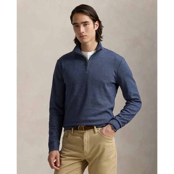 Textured Double-Knit Pullover