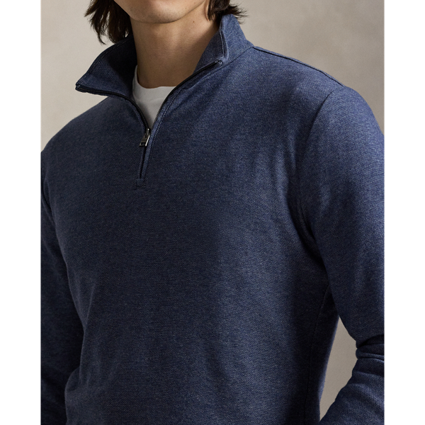Textured Double-Knit Pullover