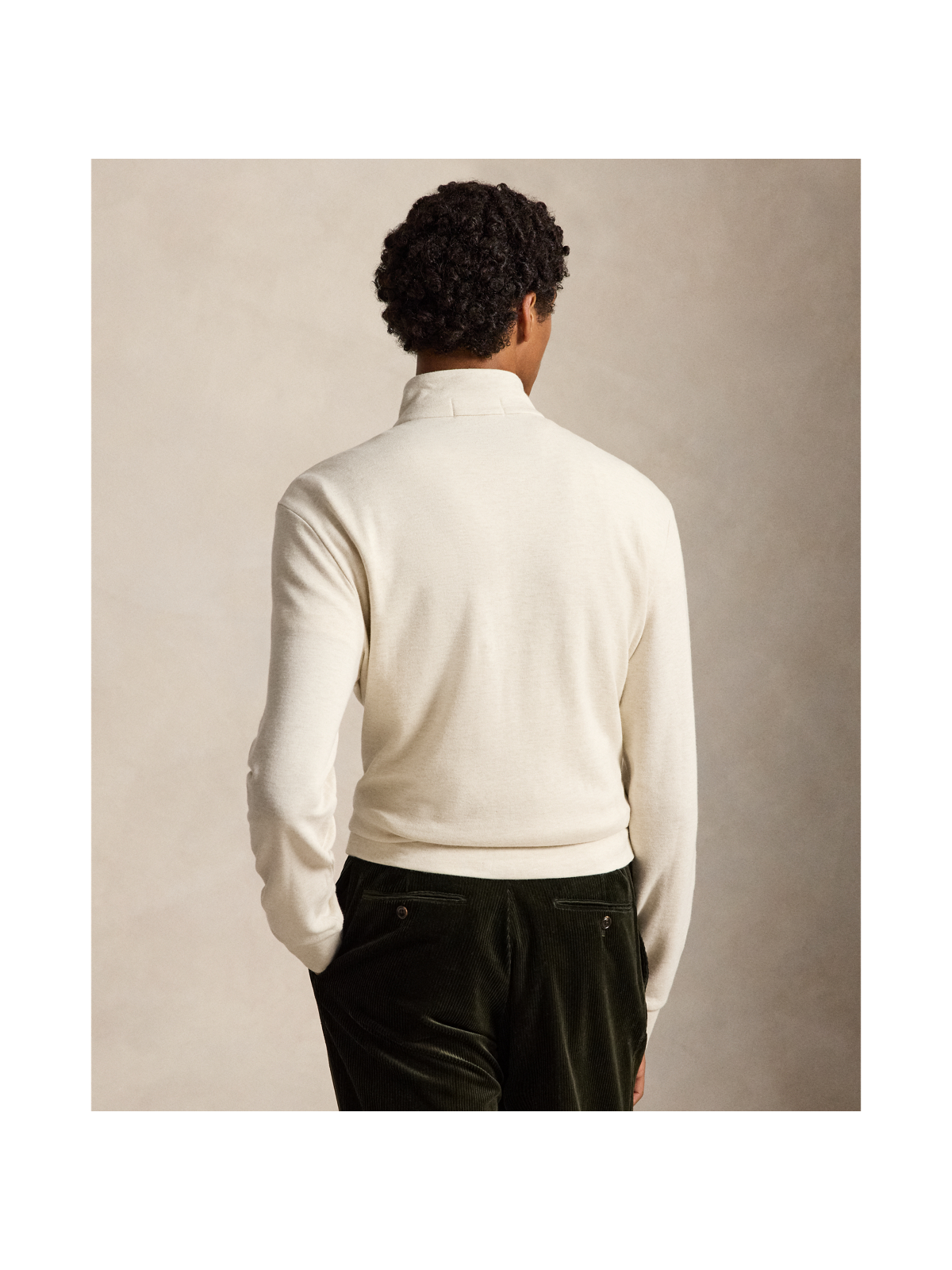 Мужские свитеры Ralph Lauren Textured Quarter-Zip Pullover — фото 2