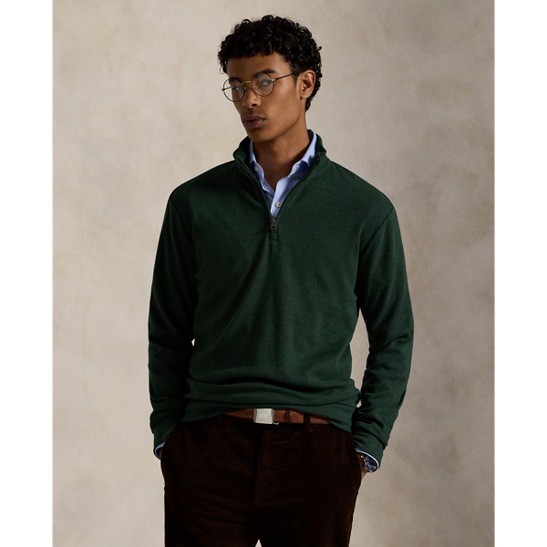 TNRCN HALF ZIP POLO BLACK RUFFLOG サイズL Polo Ralph Lauren Polo Quarter Zip Fleece Black | Glue Store