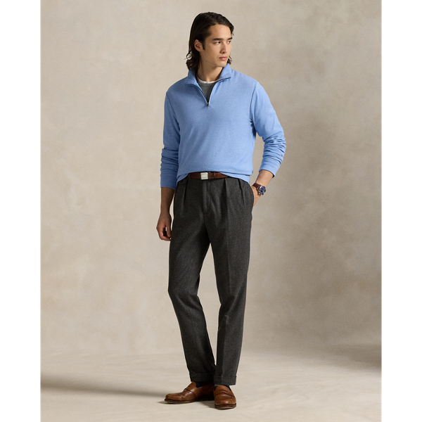 Textured Double-Knit Pullover