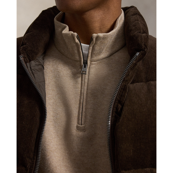 Textured Quarter-Zip Pullover