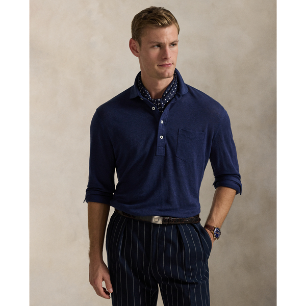 Newport Navy Poloshirt aus Leinen-Piqué Polo Ralph Lauren 1