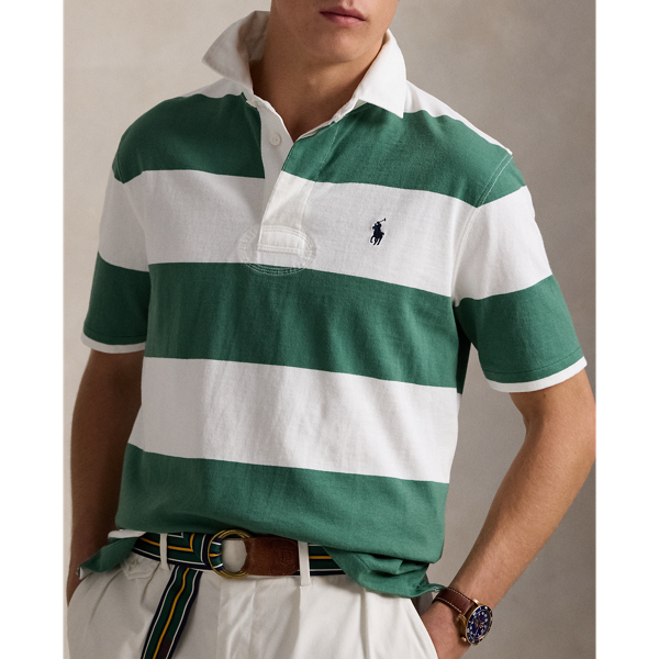 Classic Fit Short-Sleeve Rugby Shirt