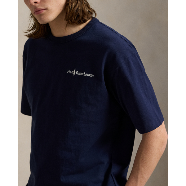 セール 海外 リラックス フィット ロゴ ジャージー Tシャツ | ラルフ トップス