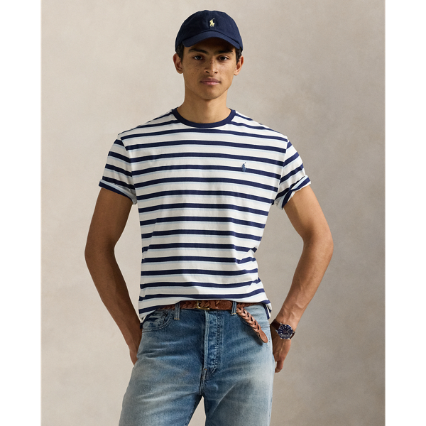 Nevis Multi Classic Fit Striped Jersey T-Shirt Polo Ralph Lauren 1