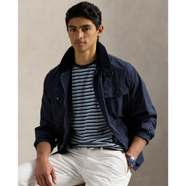 Classic Fit Striped Jersey T-Shirt