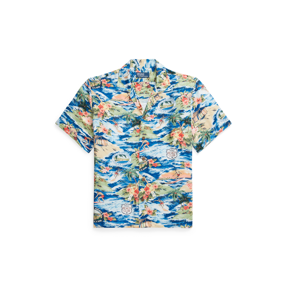 最旬★【POLO RALPH LAUREN】レーシングプリント キャンプシャツ クラシック フィット レーシングプリント キャンプ シャツ