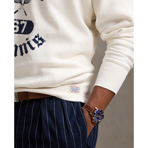 Vintage Fit Fleece Graphic Hoodie