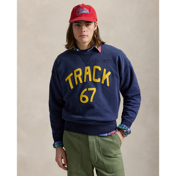 Vintage Fit Fleece Graphic Sweatshirt for Men | Ralph Lauren® QA