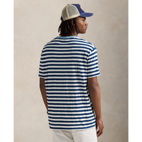◆【POLO】ストライプジャージーTシャツ◆ クラシック フィット ストライプド ジャージー Tシャツ | ラルフ