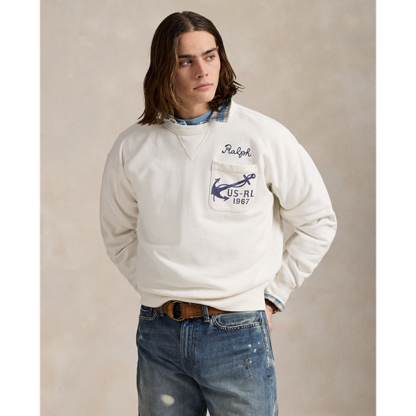 Nevis Sweat Vintage Fit à motif en molleton Polo Ralph Lauren 1