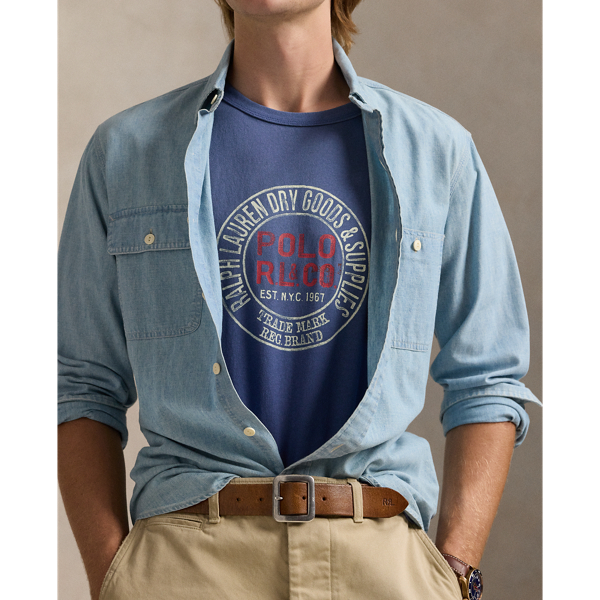 Classic Fit Jersey Graphic T-Shirt