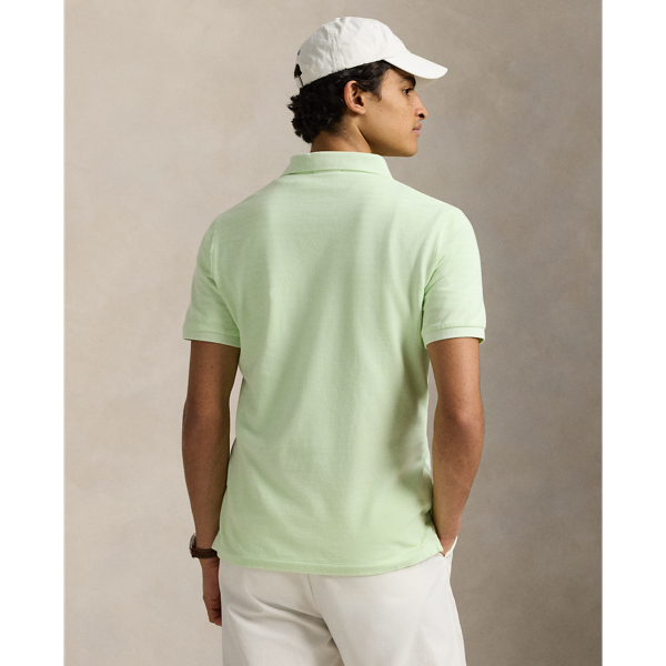 Polo Classic Fit en piqu&eacute; teint Polo Ralph Lauren en Feuille 5