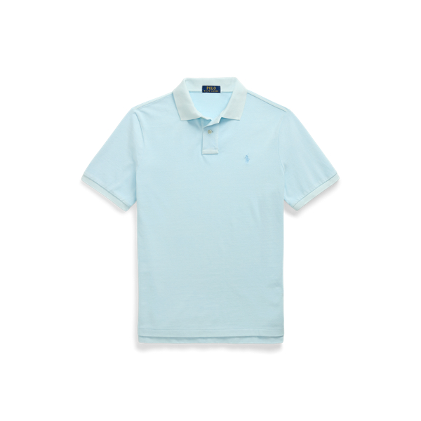 Mineralgef&auml;rbtes Classic-Fit Poloshirt Polo Ralph Lauren in Himmel 2