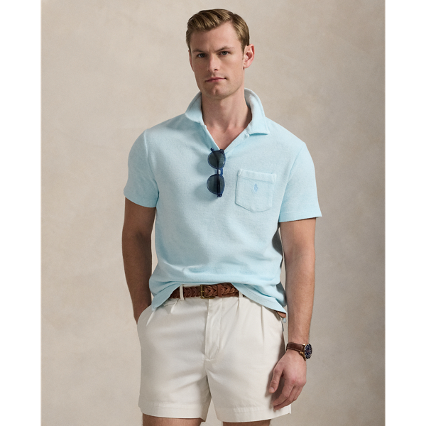 Sky Frottee-Poloshirt mit Mineralfärbung Polo Ralph Lauren 1