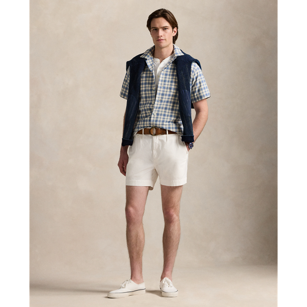 Classic Fit Plaid Oxford Camp Workshirt
